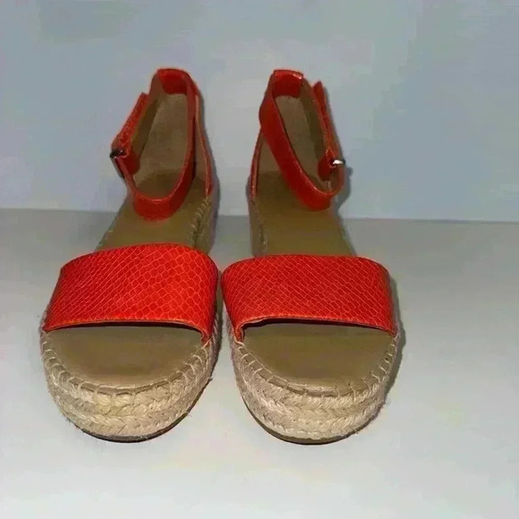 Franco Sarto Orange Sandals Size 8 for Women - Picture 12 of 16